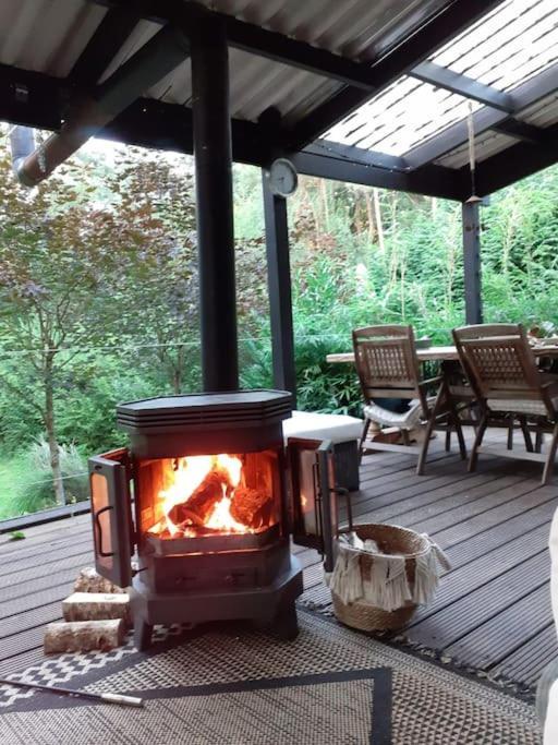 Comfortable Chalet In A Unique Location In Forest Essen Exteriör bild